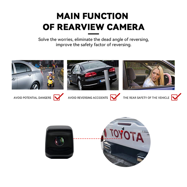 Guidline Colorful Assist Waterproof Special Reversing Camera
