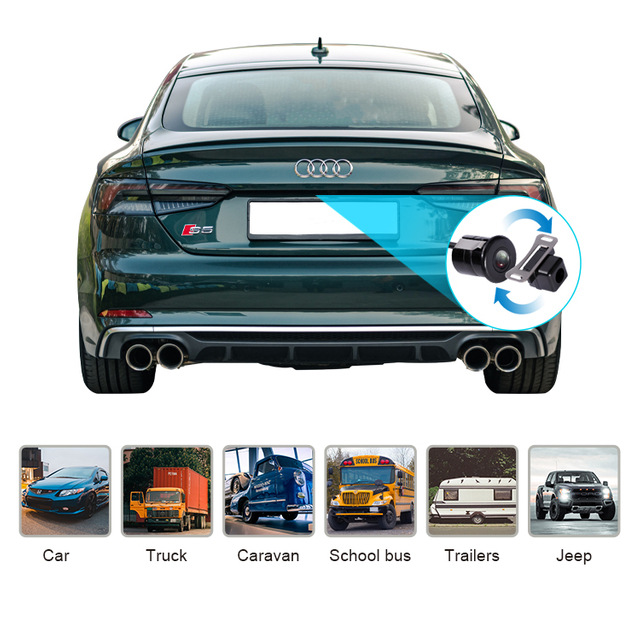 CVBS Auto Waterproof Night Shockproof Rearview Camera