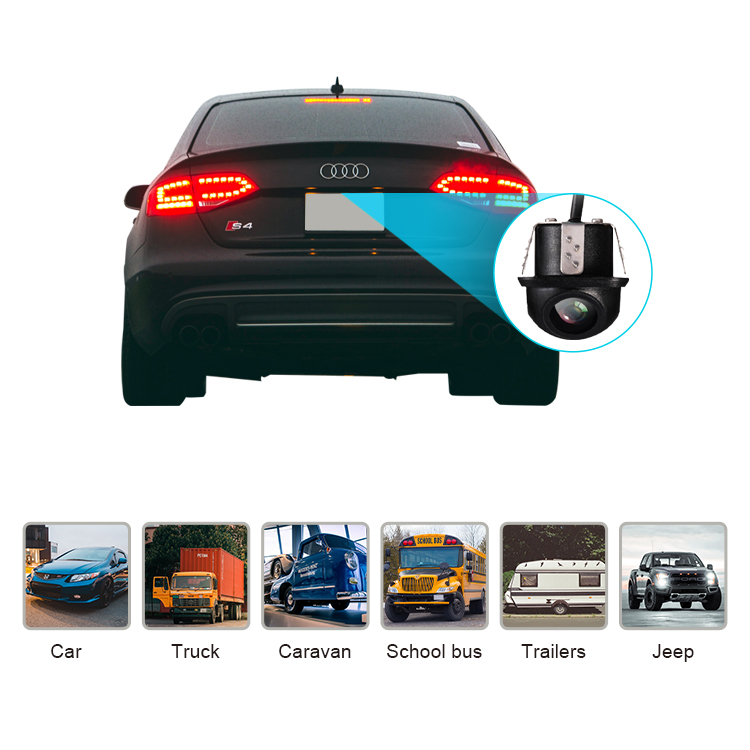 CVBS Universal Waterproof Shockproof Auto-electronics Rear Camera