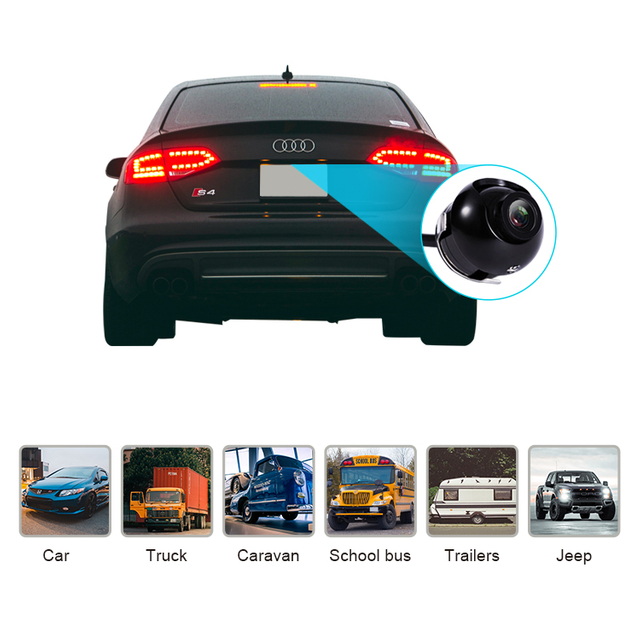 CVBS 18.5mm 360 Rotation Rear-view Reverse Camera