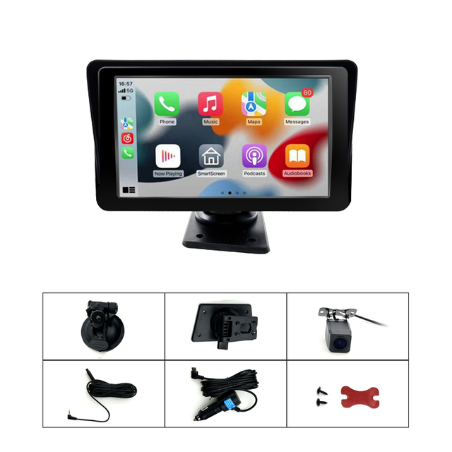 7 Inch Front Rear Dual Driving Recording Carplay