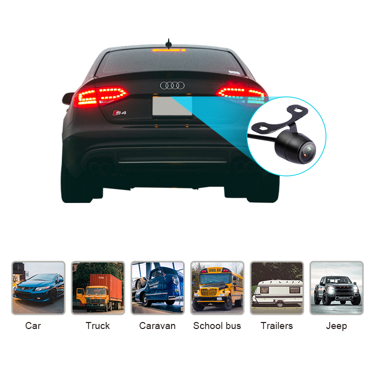 CVBS Universal Assist Waterproof Wide-Angel Reverse Camera