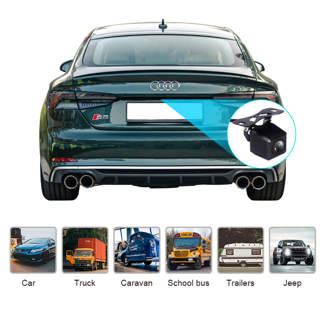 CVBS Universal Waterproof Park Shockproof Reversing Camera