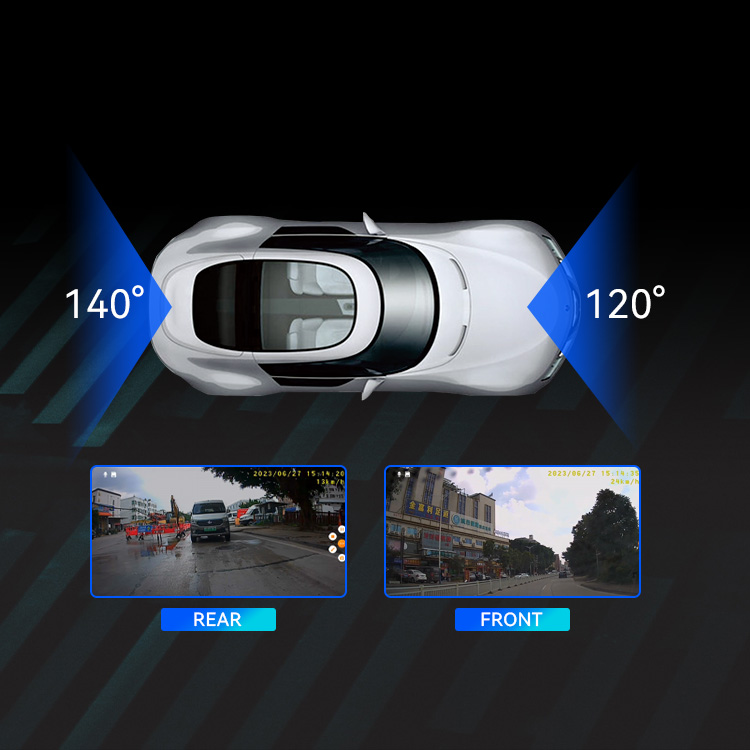 64G Front Rear Dual Recording Car DVR
