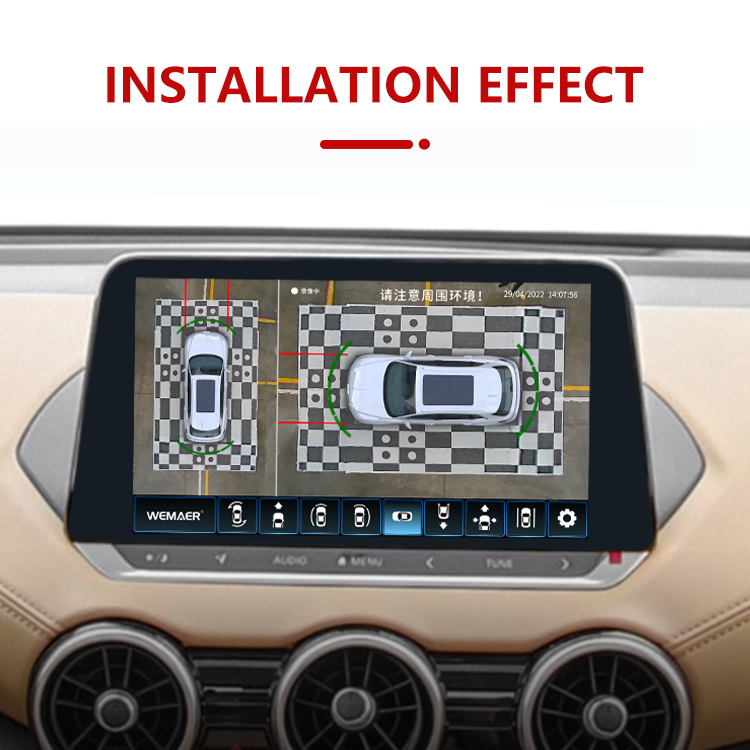 Panoramic Car 360 Bird View Camera System