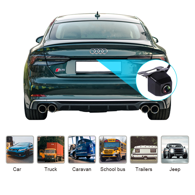 CVBS Accessories Universal Waterproof Shockproof Reversing Camera