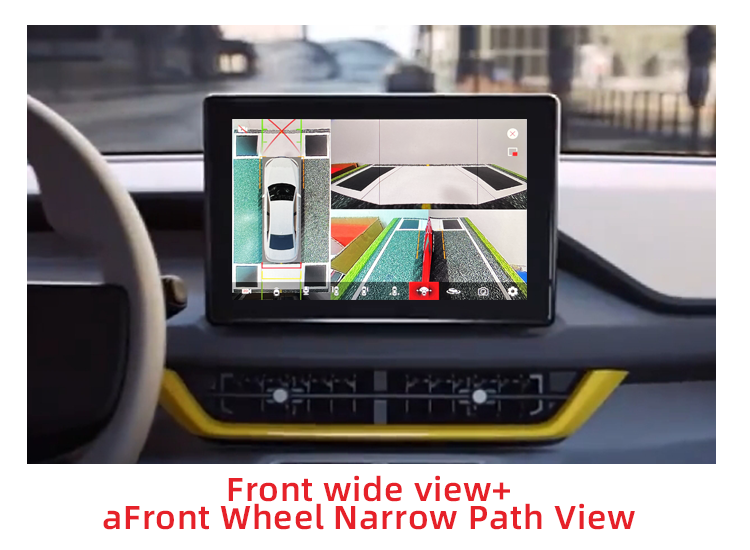 Android + Decoder de sistema dual original Cámaras de automóvil de 360 grados para la actualización de la pantalla Vinfast VF3