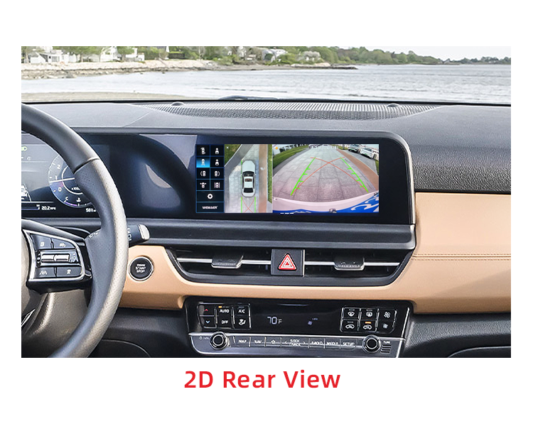 Sistema de cámara de automóvil de 360 grados con decodificador incorporado para Kia Seltos