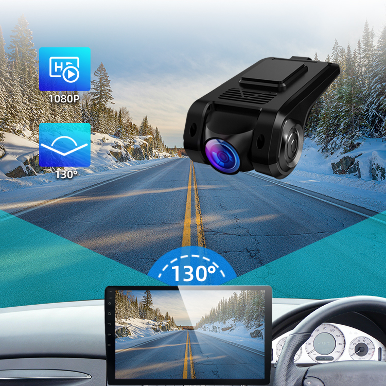 ADAS 1080P Car Black Box Wholesale USB Android Dash Cam Glass Lens DVR Camera