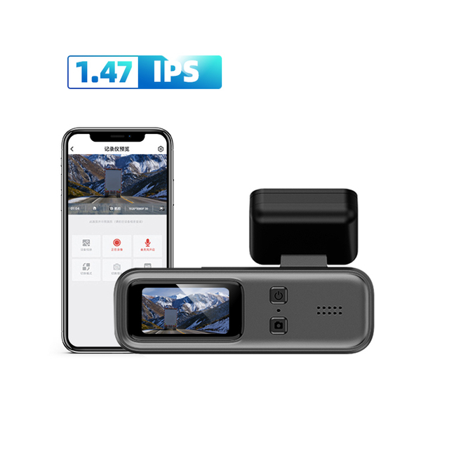 130° 1296P Video Record 1.47" IPS Screen 256G WIFI DVR 24H Parking Monitoring Vehicle Black Box 