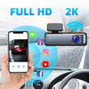 140 Degree Wide Angle 1440P 2K Car Video Recorder DVR Support 256GB