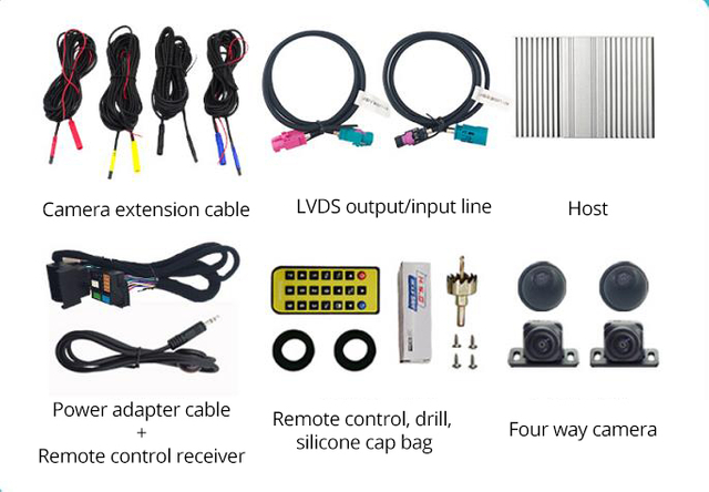 360 Car Camera built-in Decoder