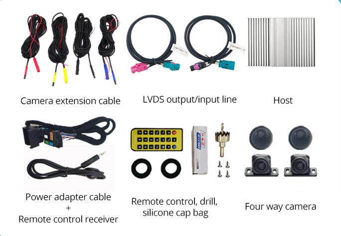 360 Car Camera built-in Decoder