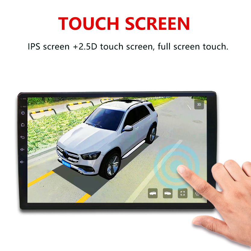 360 Car Camera with Car DVD Player Head-unit