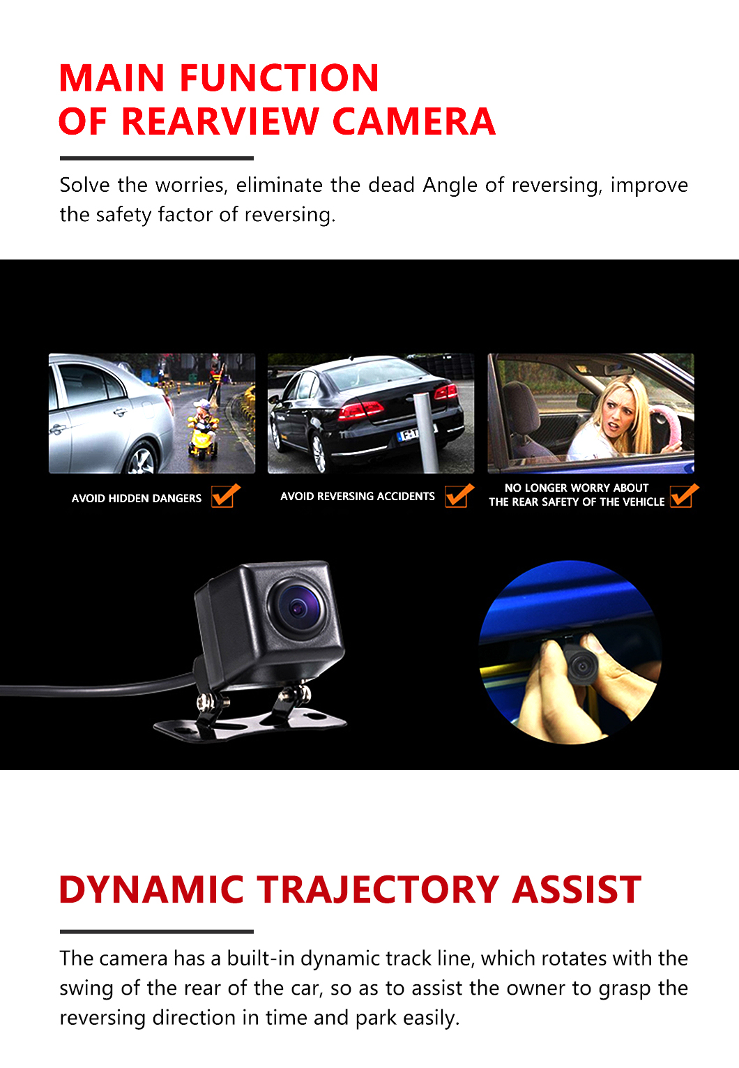 Moving Line Car Reverse Camera