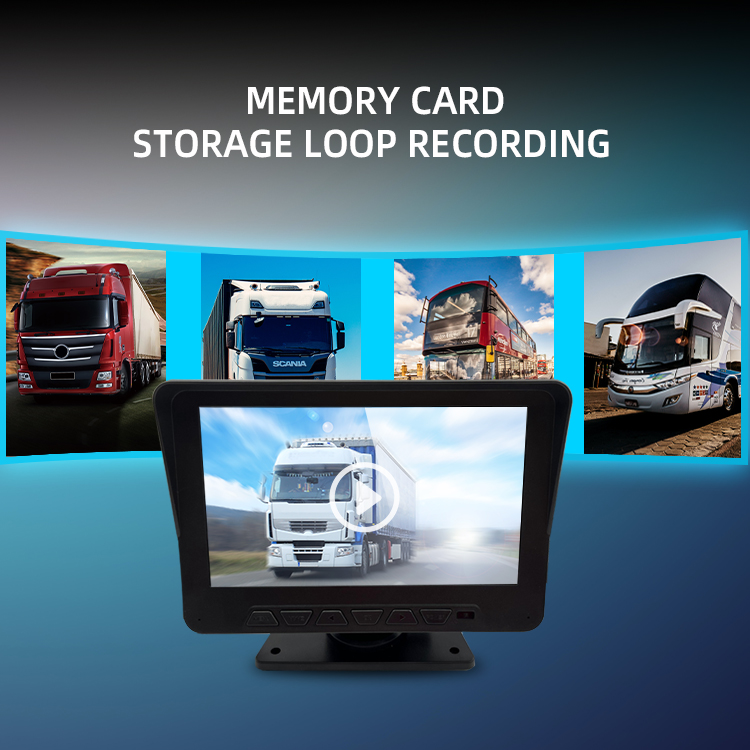 Dual View Monitor 2 Channel Voice Control Camera DVR System