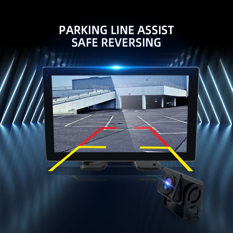 Voice Control 6 Channels Cameras Monitor ADAS Blind Spot BSD System