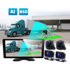 10.36" 4 Channel Car BSD AI ADAS Recorder Monitor With 4 Cameras For Truck/Bus 