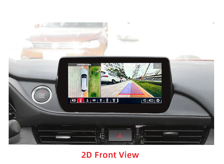 Sistema de cámara de automóvil de 360 grados decodificador incorporado para Mazda 6 y Mazda CX-5