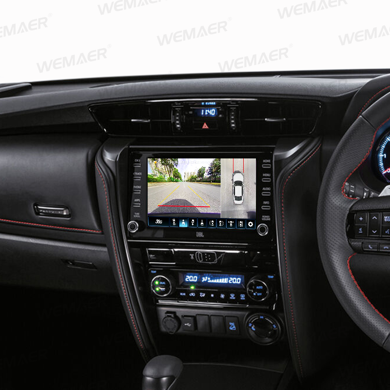 Producto profesional para clientes B2B: sistema de cámara de automóvil de 360 grados con decodificador incorporado para Toyota Fortuner