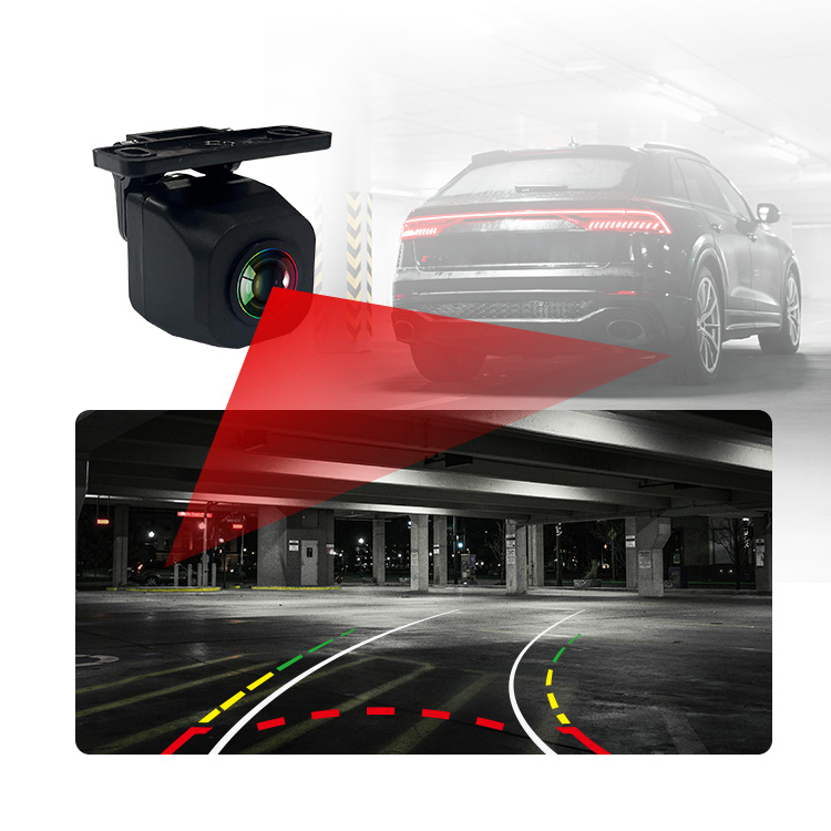Universal High-Definition Night Vision Rear View Camera with Bracket- OEM Customization Available