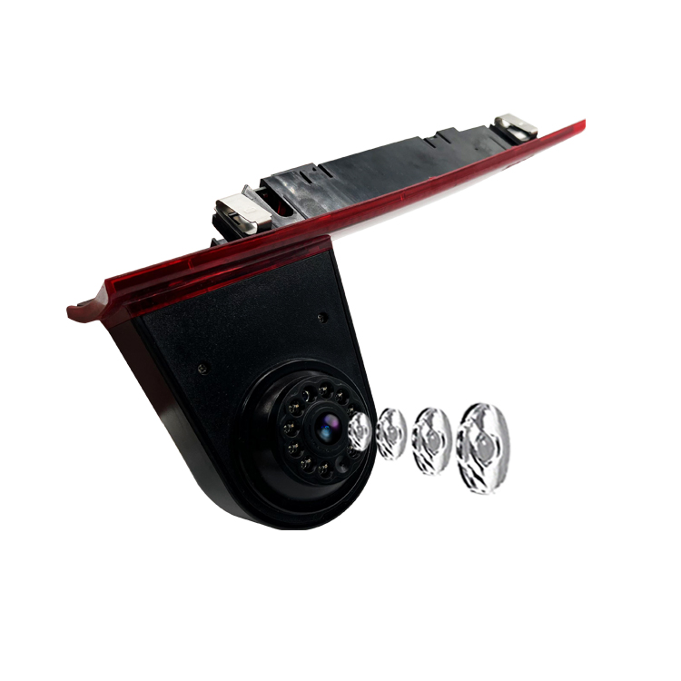 Vehicle Brake Lights IP68 Waterproof HD Night Vision Rearview Camera For Ford Transit Custom with LED 2016.5-Current