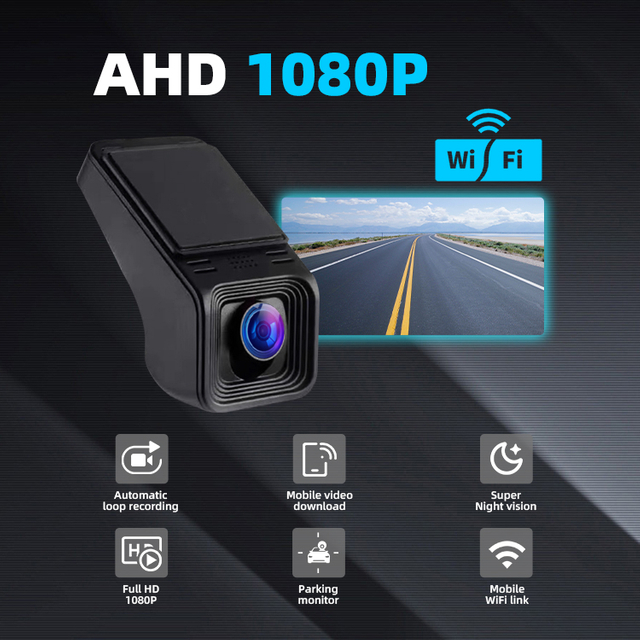Wifi APP Control 1080P Dash Cam Car Black Box DVR Video Camera