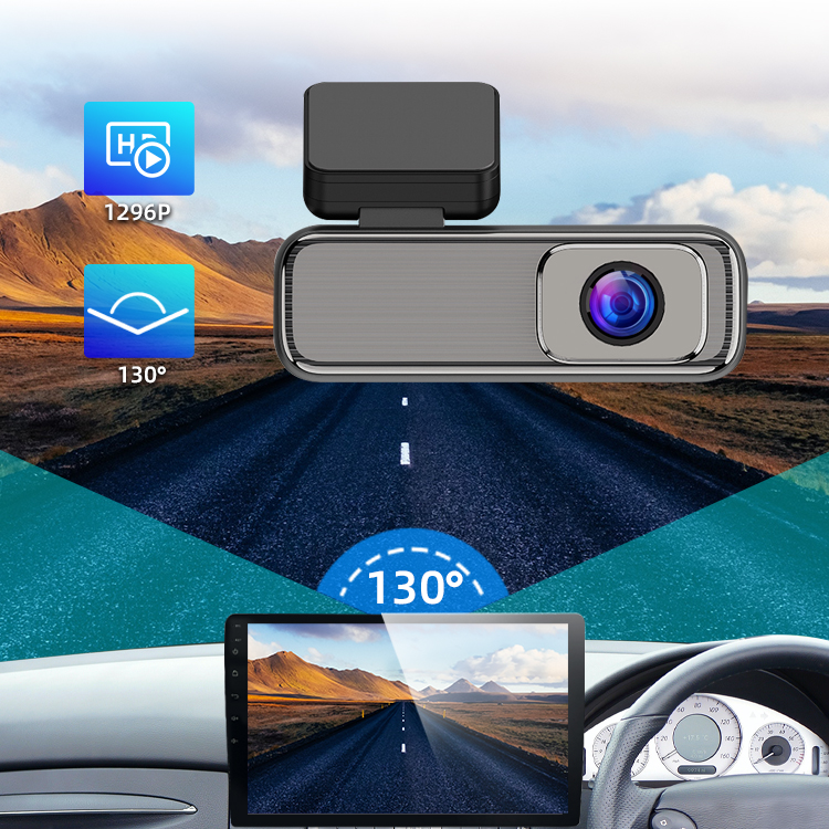 130° 1296P Video Record 1.47" IPS Screen 256G WIFI DVR 24H Parking Monitoring Vehicle Black Box 