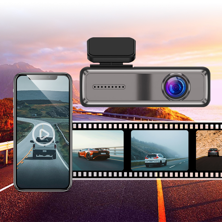 Wifi APP Control Car Dash Cam 256G Full HD 1296P Black Box