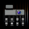 HD ADAS Recorder 160 Degree Wide Angle 24H Parking Monitoring WiFi DVR Dash Cam