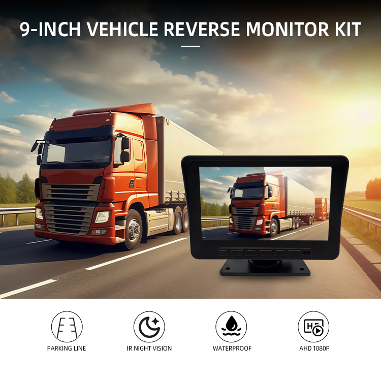 Trucks Monitor with 1080P/720P Reverse Camera System