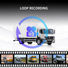 720P 1080P Voice Control 2 Channel Truck Bus RV Camera Monitor System