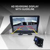 Voice Control Monitor with Audible Alarm - BSD 1080P AHD Truck 4 Channel Vehicle Camera