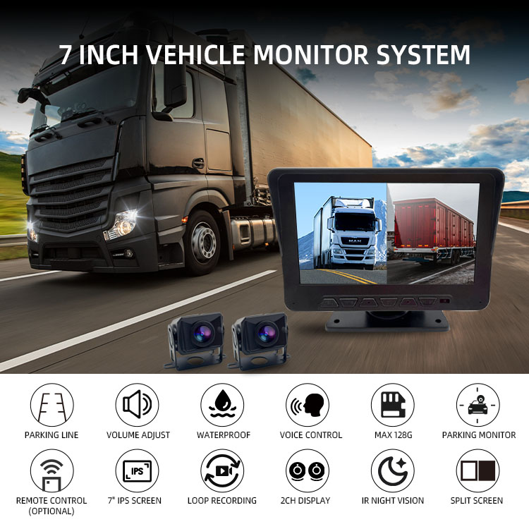 Truck Double Camera System - Preventing Oil Theft for Buses, Vans, and RVs with Voice Control