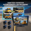 4 Channel Cameras System MDVR 4G CPS Wifi Truck DVR For Bus RV Monitoring