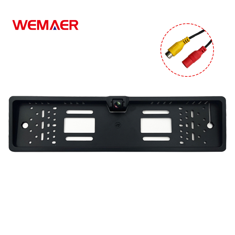 Eu License Plate Cvbs Car Reverse Camera