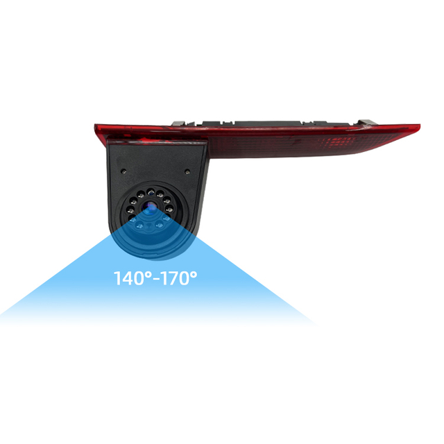 Vehicle Brake Lights IP68 Waterproof HD Night Vision Rearview Camera For Ford Transit Custom with LED 2016.5-Current