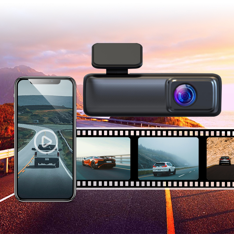 1296P Dash Camera 24 Hours Parking Monitoring Car Video Recorder With 256G Memory