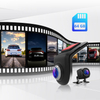 130 Degree Dual Lens Dash Cam Camera Reverse 1080P Front & Rear Dashcam With ADAS