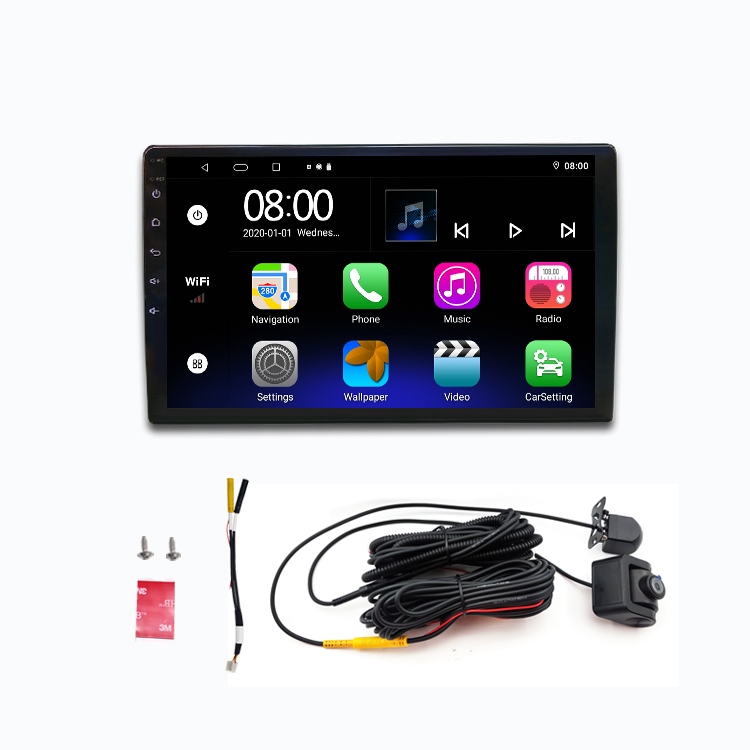 Front and rear dual recording navigation 360 Car Camera with Car DVD Player