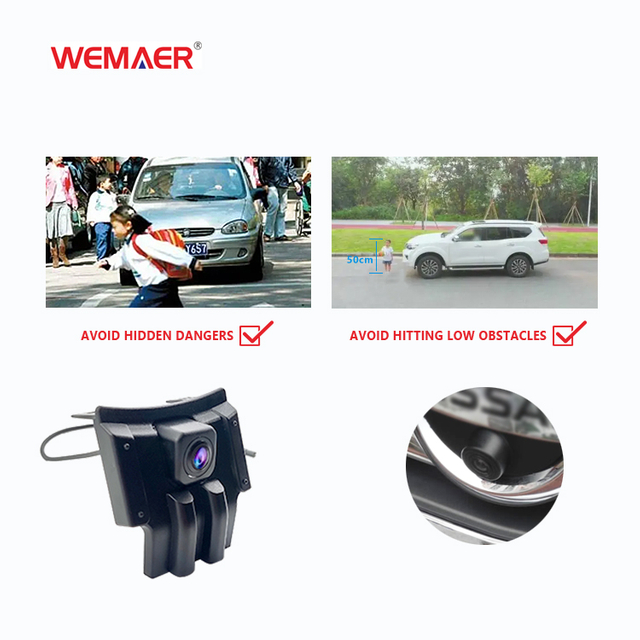 AHD Wide-Angle Shockproof Monitor Vehicle Front Camera