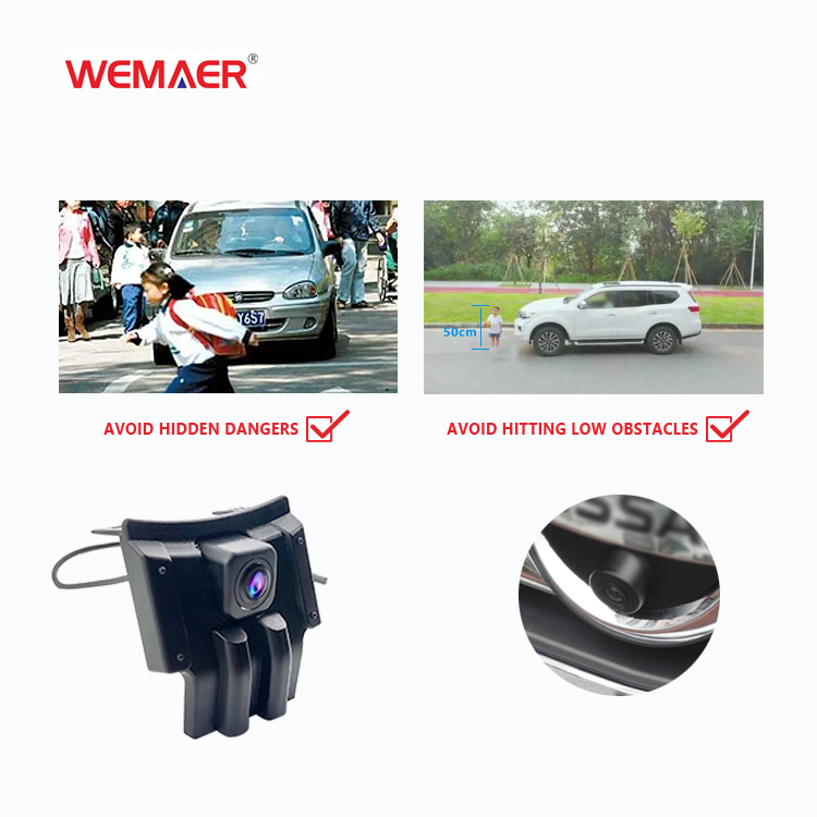 Parking Wide Shockproof Monitor Vehicle Front Camera