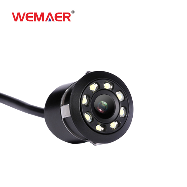 CVBS 18.5 LED Light Metal Rearview Camera Waterproof Night Vision Car Reverse Camera