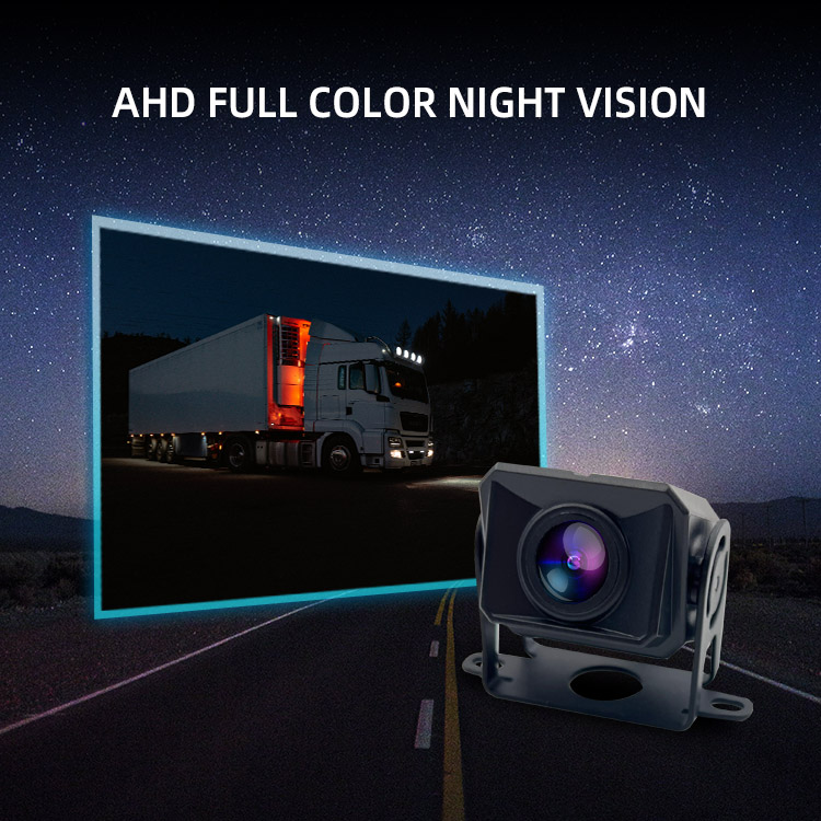 720P 1080P Voice Control 2 Channel Truck Bus RV Camera Monitor System