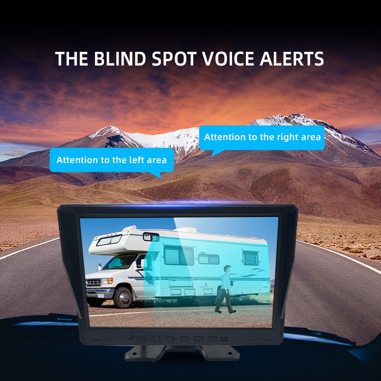 10.1 Inch 6CH Camera Truck BSD Touch Screen Monitor System