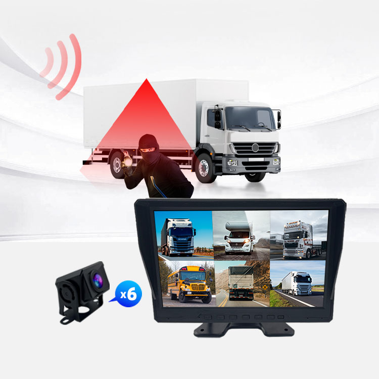 5 Channel -Buskamera, die Öldiebstahl -Monitor -System für Vans -LKW -Complete -Set verhindern