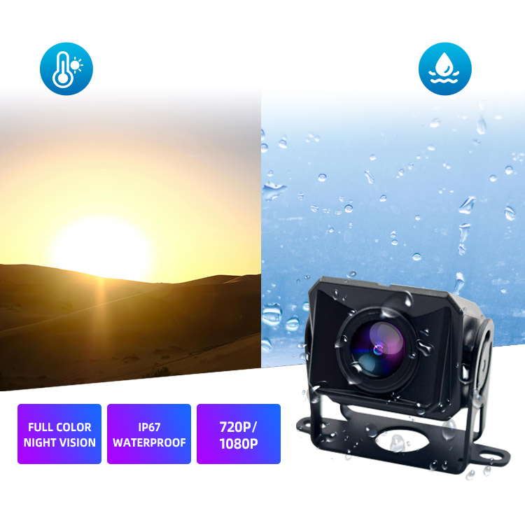 10.36" 4 Channel Car BSD AI ADAS Recorder Monitor With 4 Cameras For Truck/Bus 