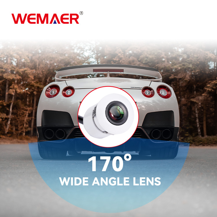 AHD White Metal Auto Shockproof Rearview Camera