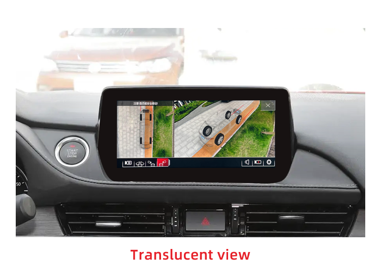 Sistema de cámara de automóvil de 360 grados decodificador incorporado para Mazda 6 y Mazda CX-5