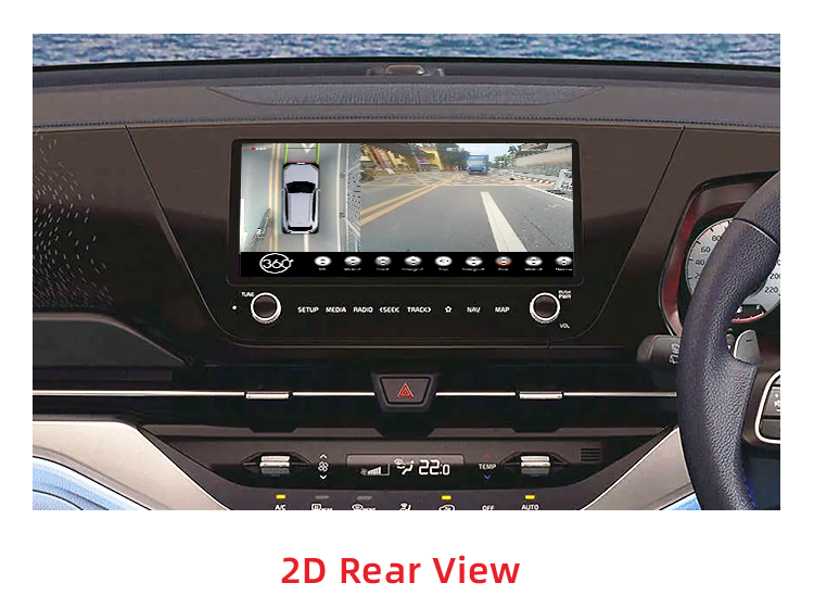 Sistema profesional de cámara de automóviles de 360 grados con decodificador incorporado para Kia Carens